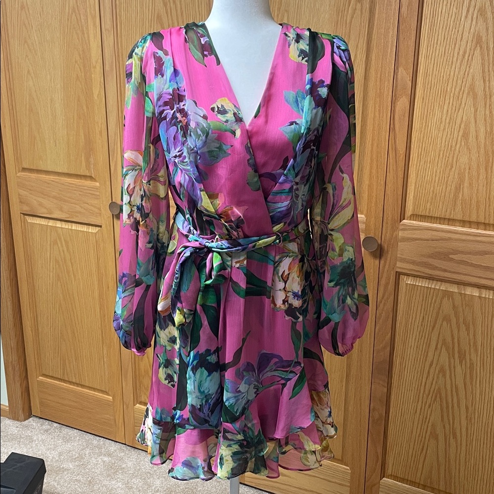 Alex Marie Floral Cocktail Dress in Size 10